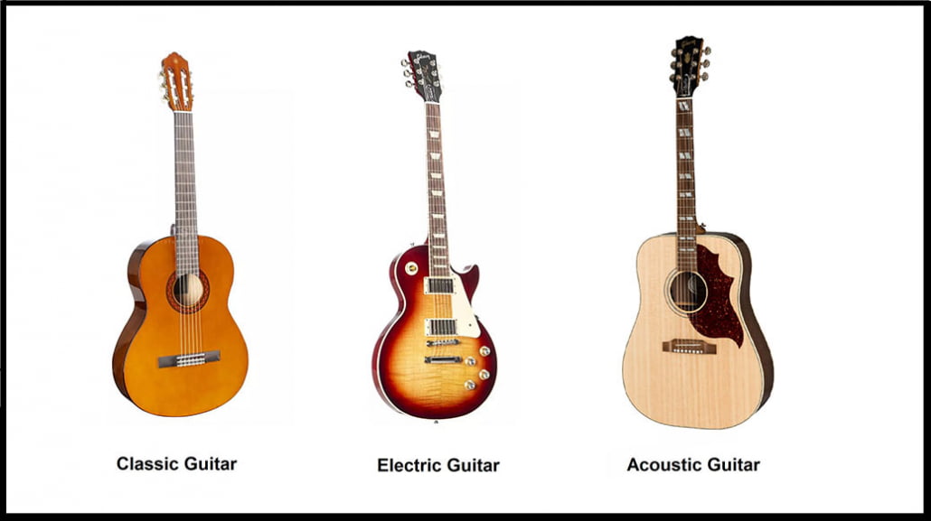بررسی تفاوت های بین گیتار آکوستیک و الکتریک